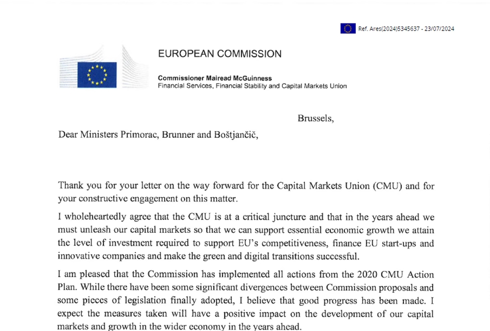 Letter Commissioner McGuinness